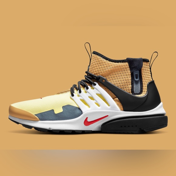 Nike Mens Air Presto Mid Utility Cream Rust DC8751 700 - Picture 2 of 11